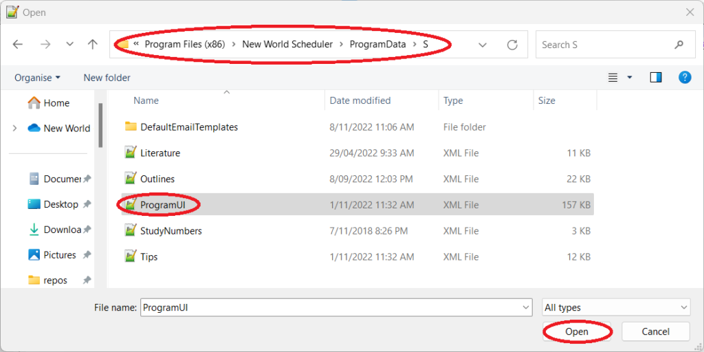 New World Schedule NW Scheduler Improve Translation Program Interface