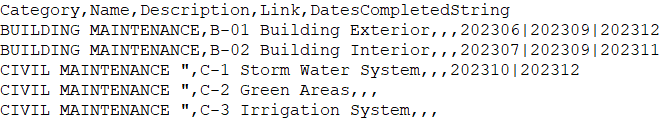 NW Scheduler Import Maintenance LDC Tasks from CSV New World Scheduler