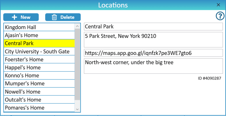 NWS Desktop Field Service Location New World Scheduler