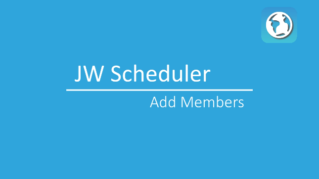 New World Scheduler Video Tutorials Add Members