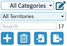 NW Scheduler Territories Territory Edit Categories New World Scheduler