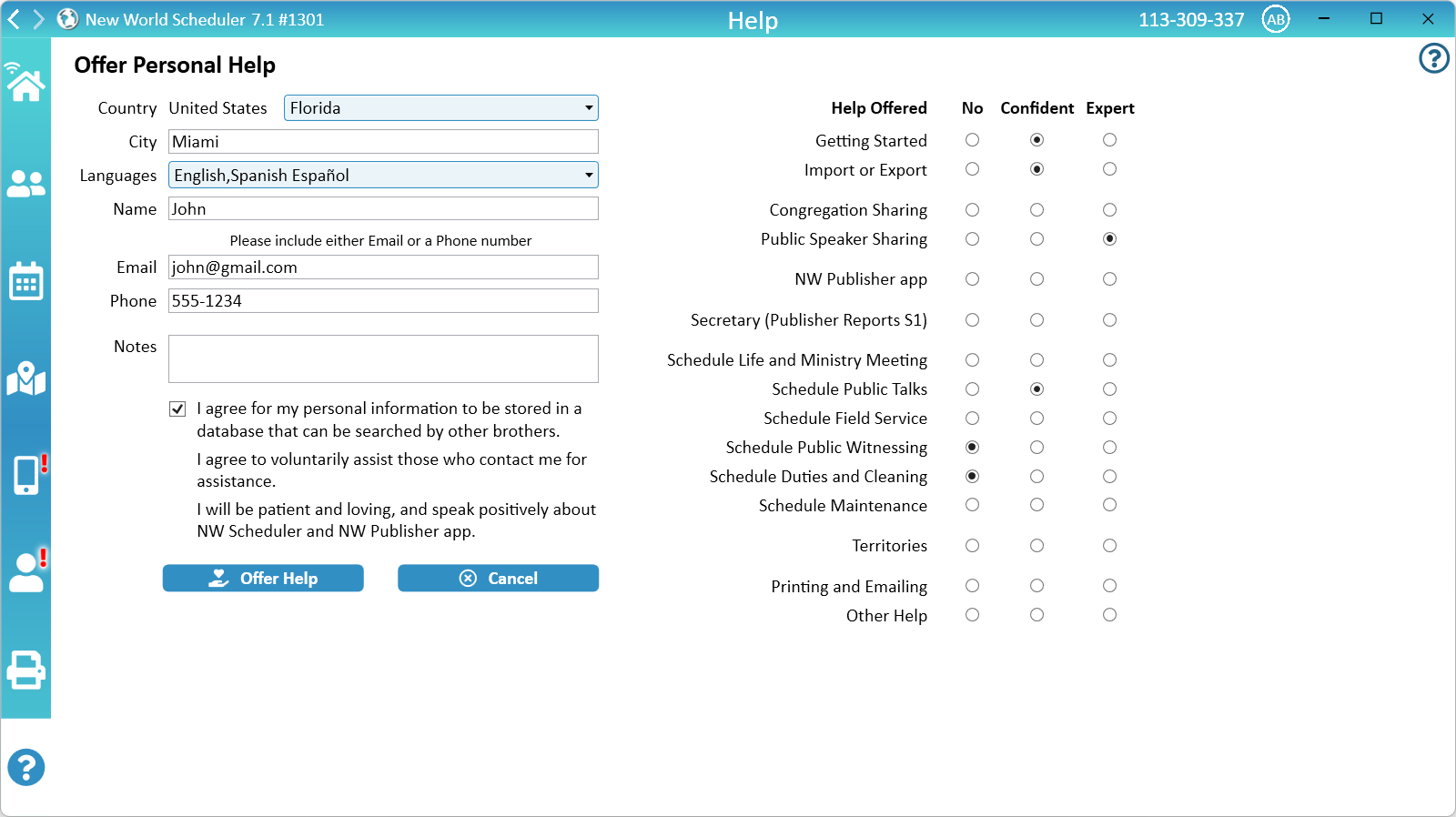 NW Scheduler Help Offer Personal Help New World Scheduler