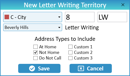 NW Scheduler Territories Convert to Letter Writing Territory New World Scheduler