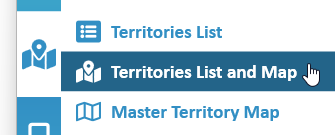 NW Scheduler Territories List and Map Menu New World Scheduler