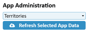NWS Desktop App Administration Refresh Selected App Data